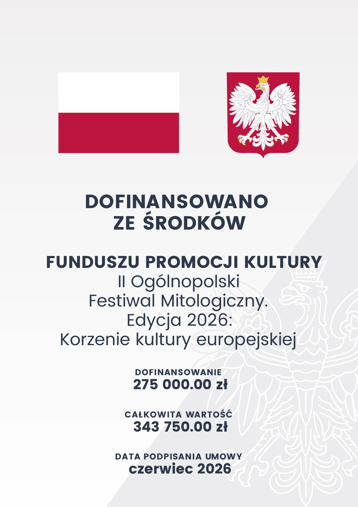 Informacja o dofinansowaniu